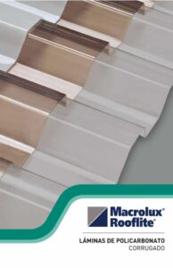 thumbnail of Folleto Macrolux Rooflite Lámina de policarbonato acanalado