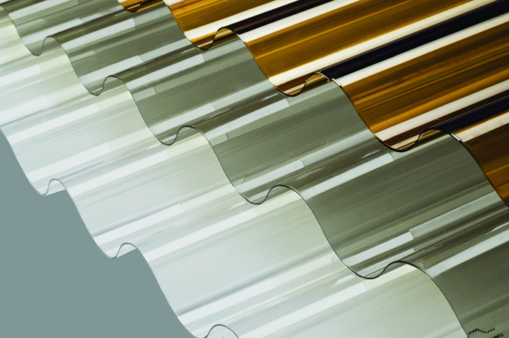 Láminas de policarbonato corrugado